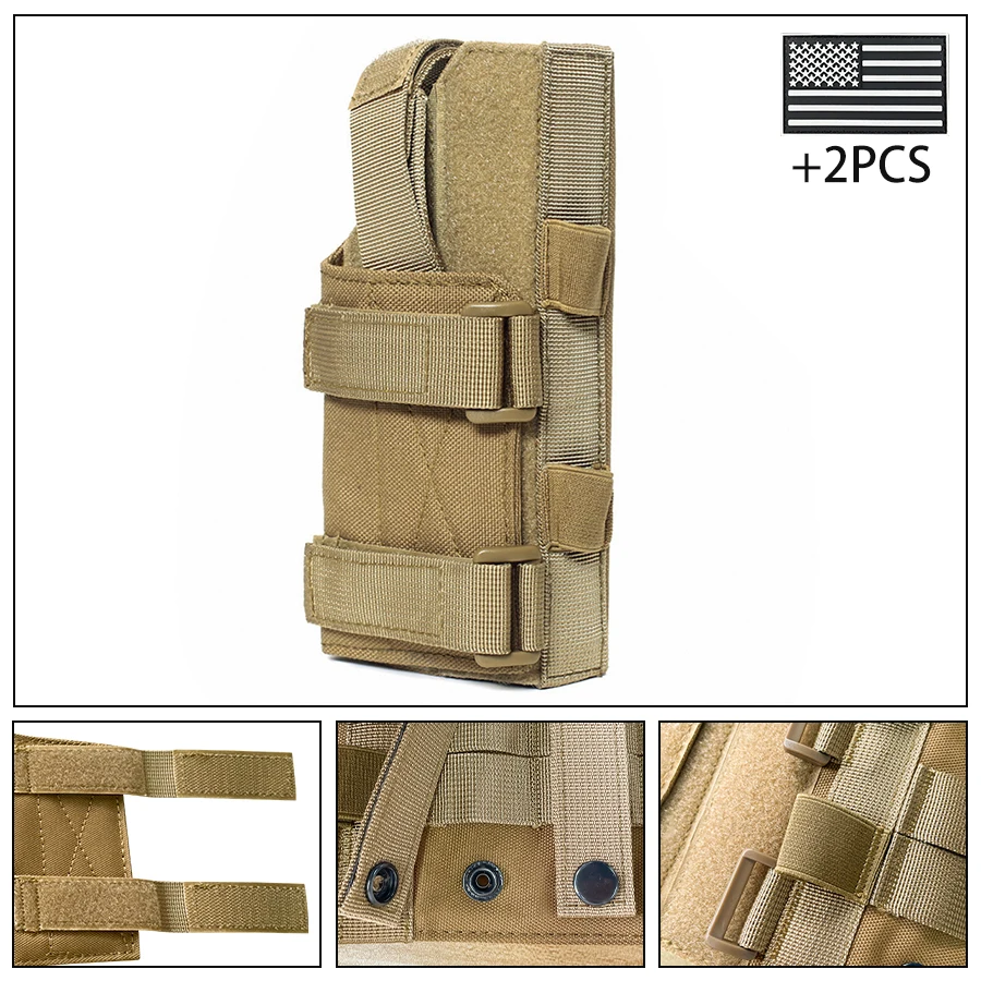 Bolsa táctica de muslo MOLLE compacta – Cinturón para herramientas - imagen 5