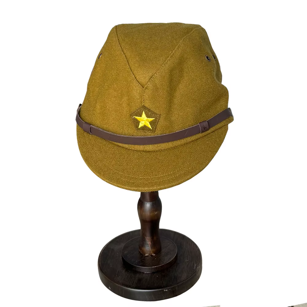 Sombrero militar japonés Segunda Guerra Mundial Réplica Lana Ala Ancha
