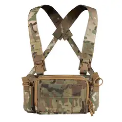 Chaleco táctico D3CRM ligero con bolsa cargadores 9mm/5,56