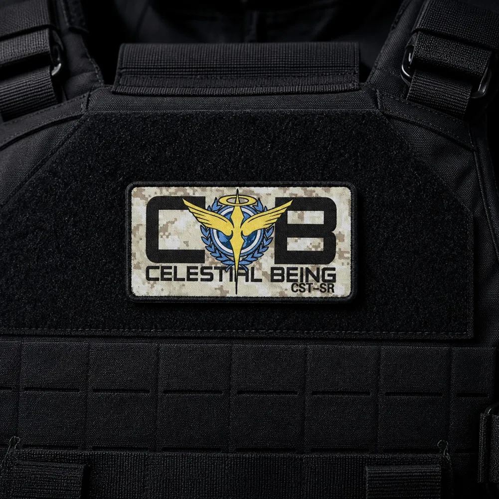 Parche táctico Mobile Suit 00 brazalete impreso para mochila - imagen 4