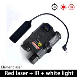 Iluminador IR y luz verde riel Picatinny 20 mm multifunción