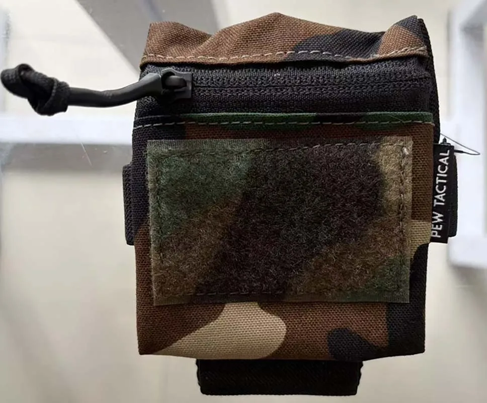 Chaleco táctico MOLLE de caza con funda organizadora para cuaderno