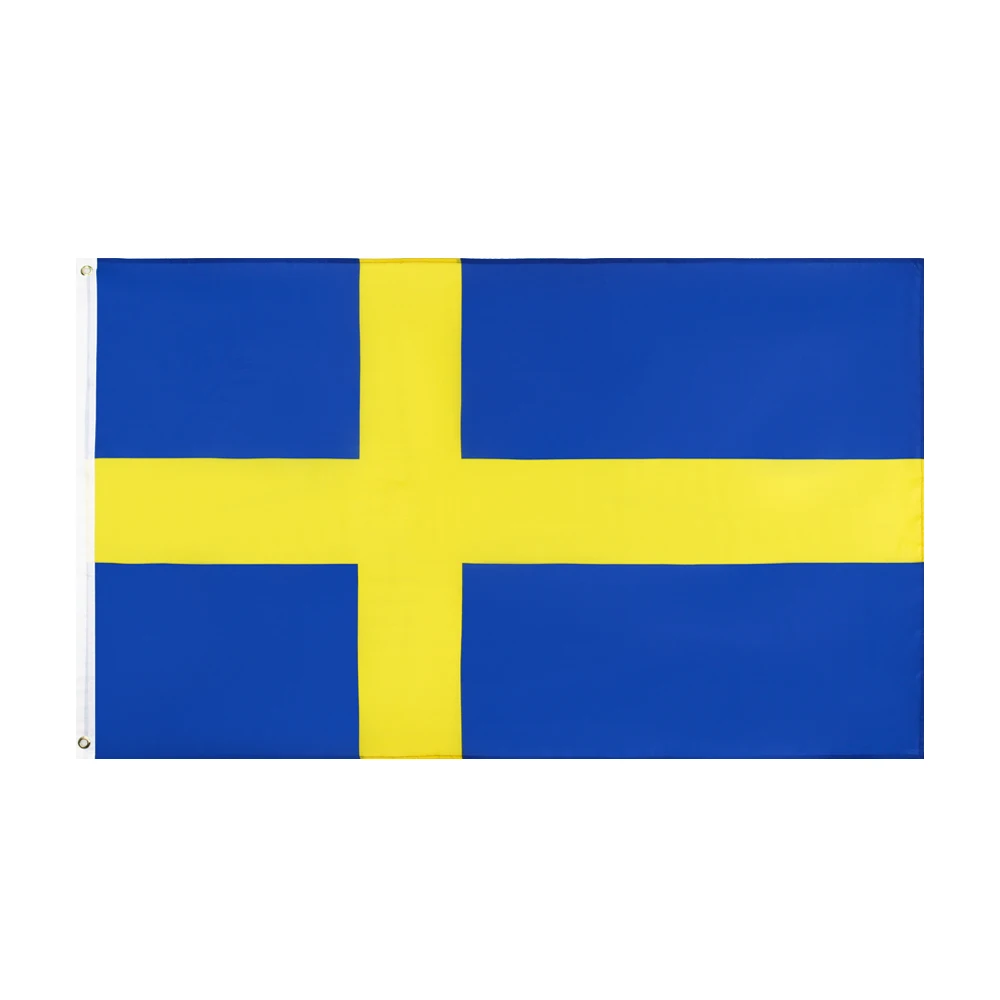 Bandera de Suecia en tamaño 90x150 cm
