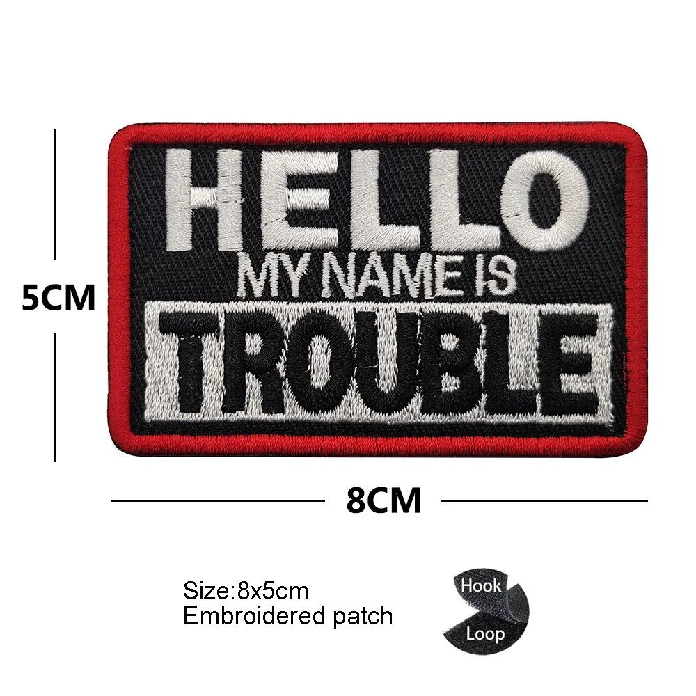Parche bordado Hello My Name Is Inigo Montoya – Insignia textil - imagen 2