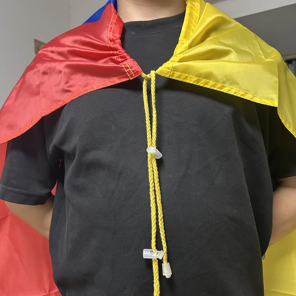 Bandera de Ecuador tipo chal de poliéster para exterior e interior - imagen 2