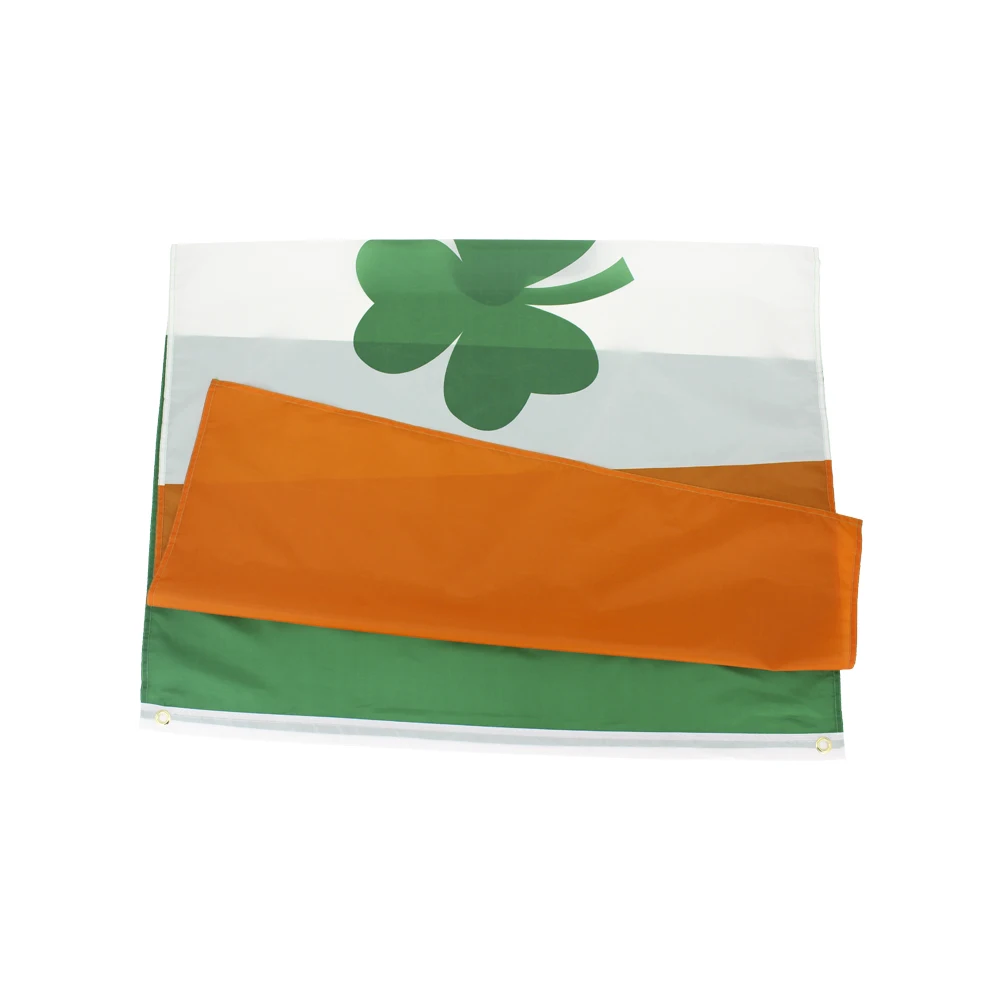 Bandera trébol San Patricio Irlanda decorativa - imagen 3
