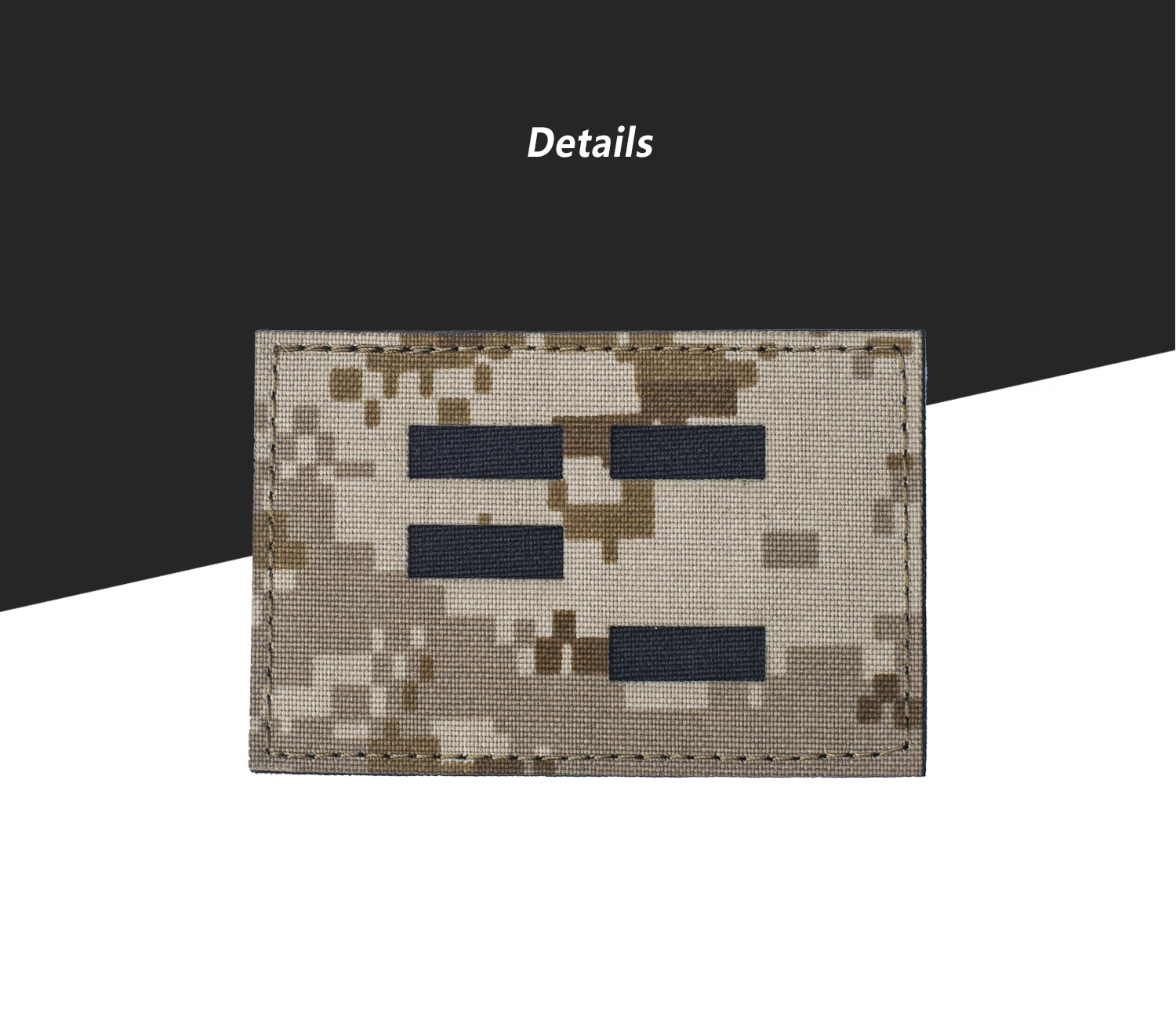Parche táctico y detalles de insignia