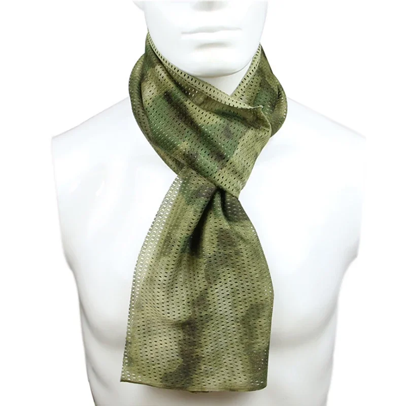 Pañuelo táctico camuflaje malla transpirable para cuello - imagen 5