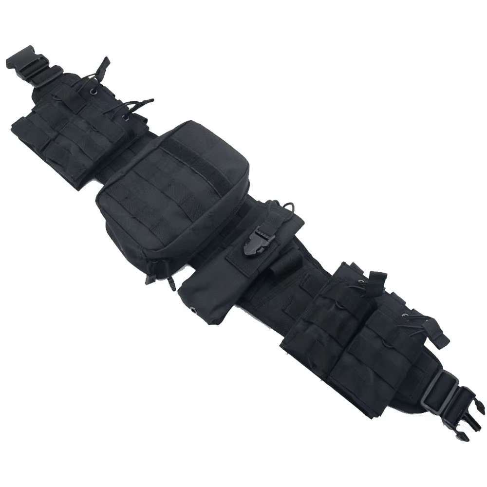 Cinturón MOLLE táctico multifuncional para uso policial aire libre - imagen 4
