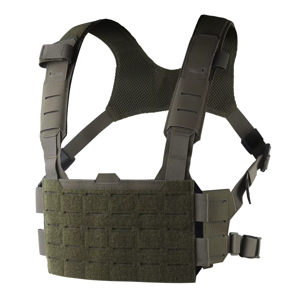 Chaleco táctico modular MOLLE frontal transpirable Arnés HX