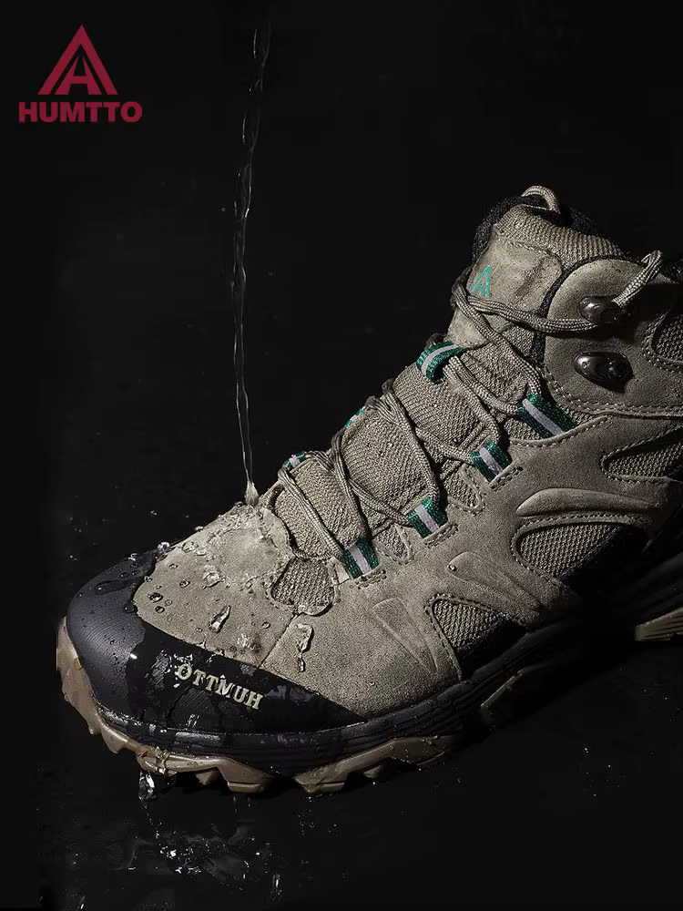 HUMTTO Botas tácticas impermeables de cuero outdoor y caza - imagen 2