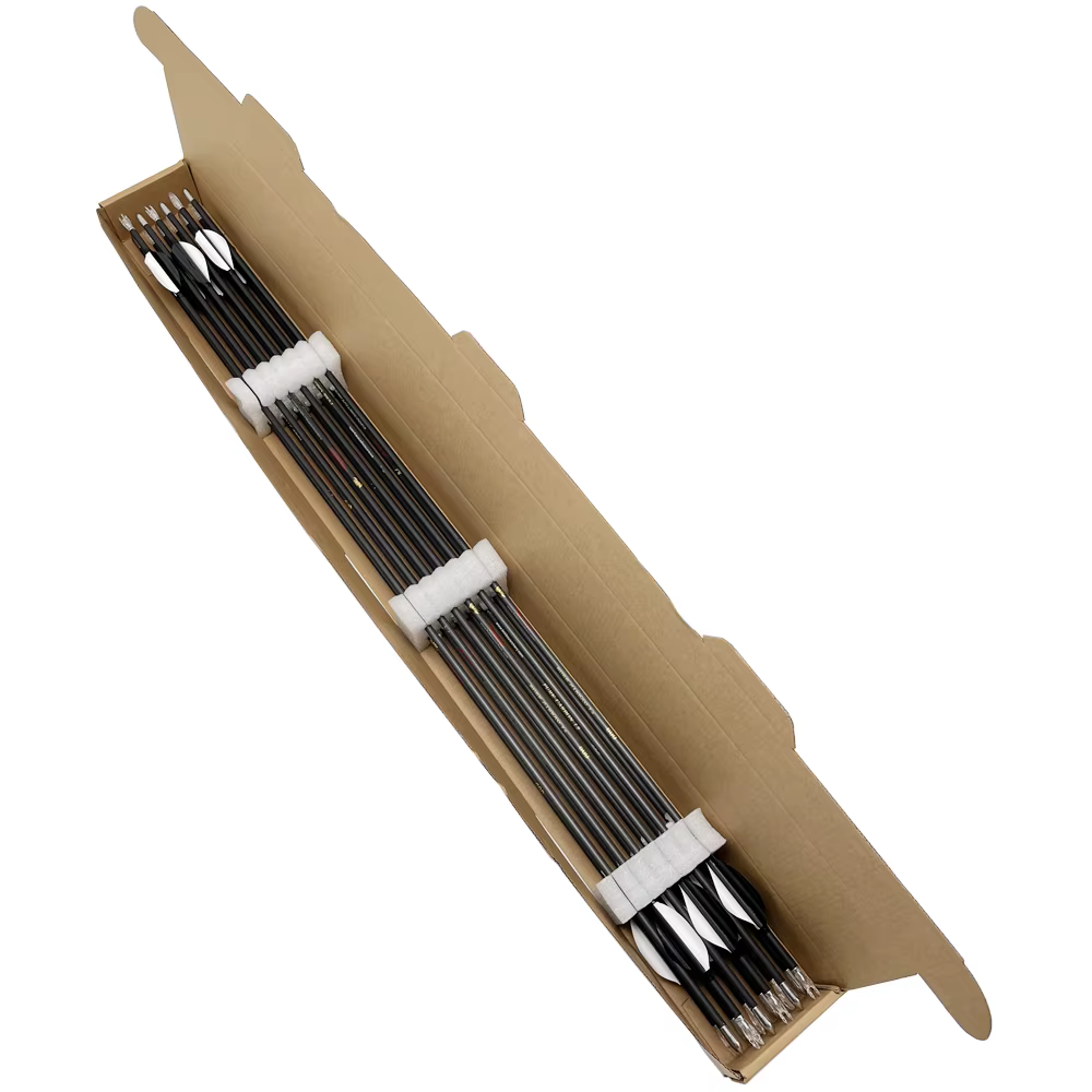 Linkboy Flechas de Carbono con Aletas Giratorias para Caza - imagen 2