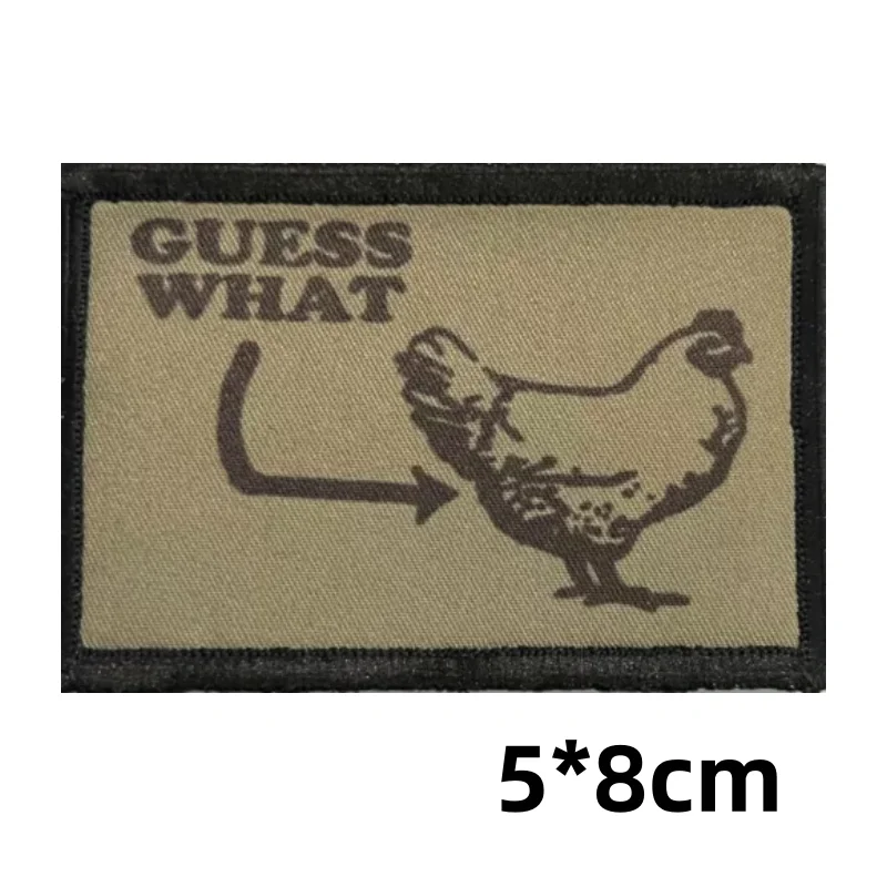 Parche gancho bucle táctico gallina divertida - imagen 3