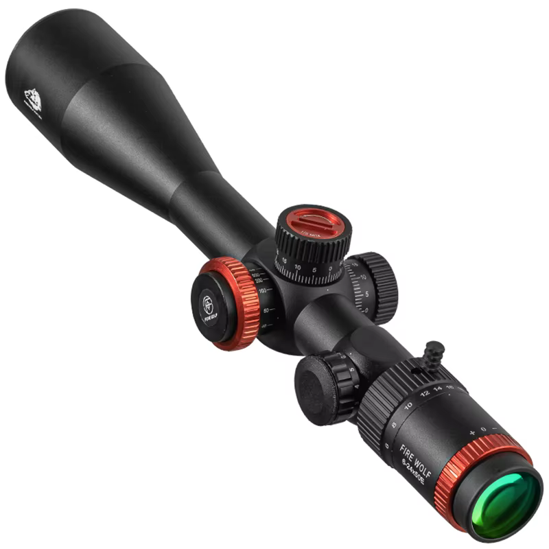 FIRE WOLF QZ 6-24x50E Mira telescópica táctica retícula roja/verde caza - imagen 5