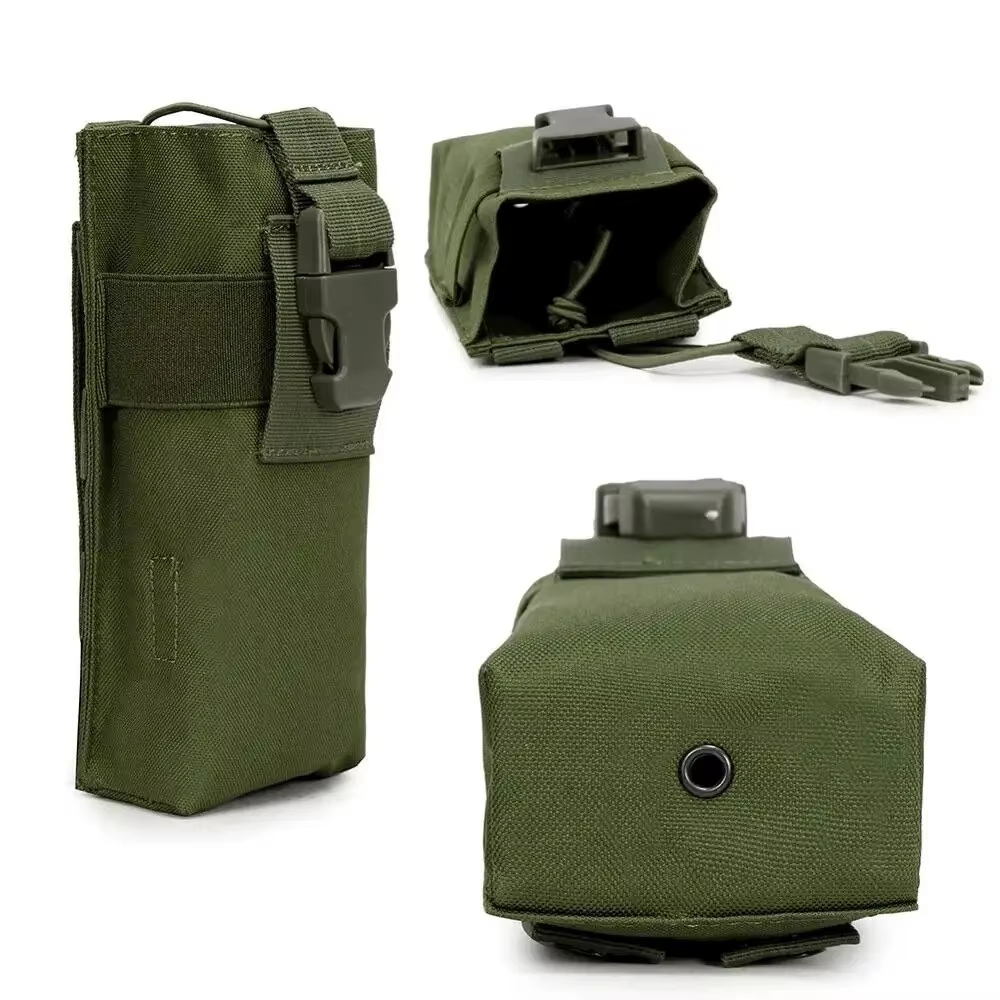 Bolsa MOLLE táctica para radio portátil con soporte de cintura - imagen 4