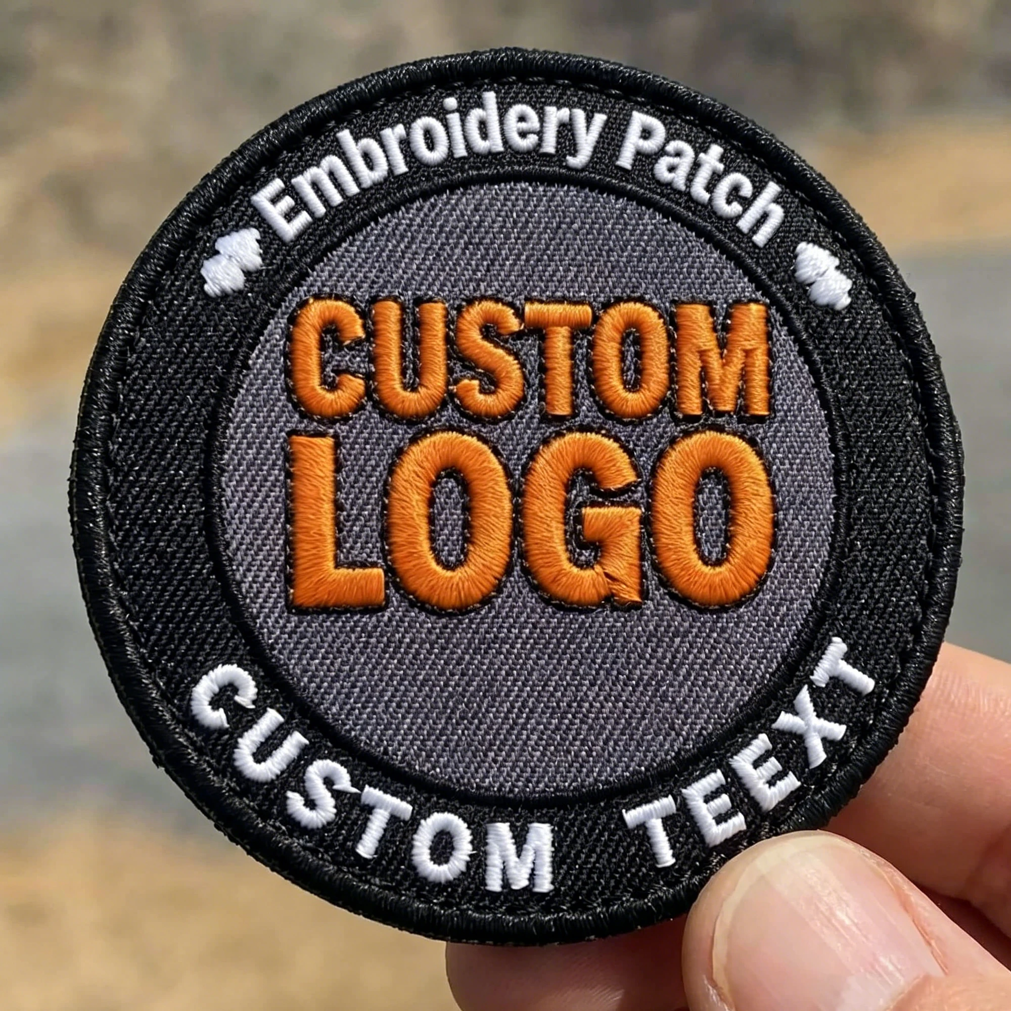 Parche termoadhesivo bordado personalizado para planchar ropa y gorras - imagen 4