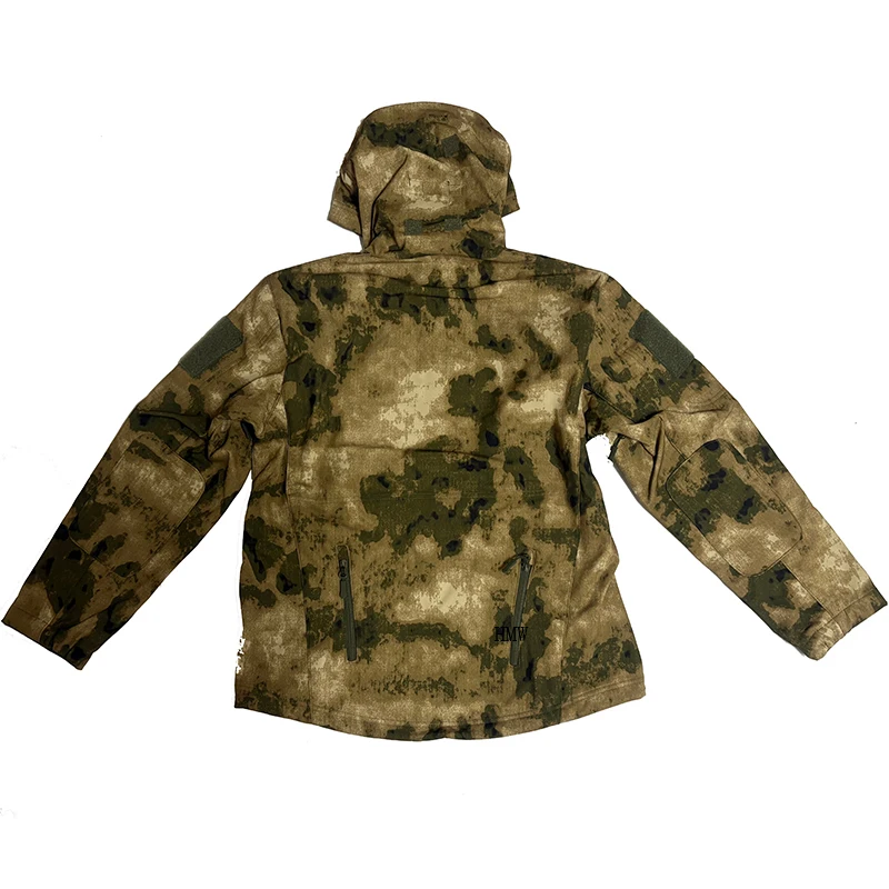 Chaqueta táctica softshell impermeable Ruins camuflaje con forro polar - imagen 3