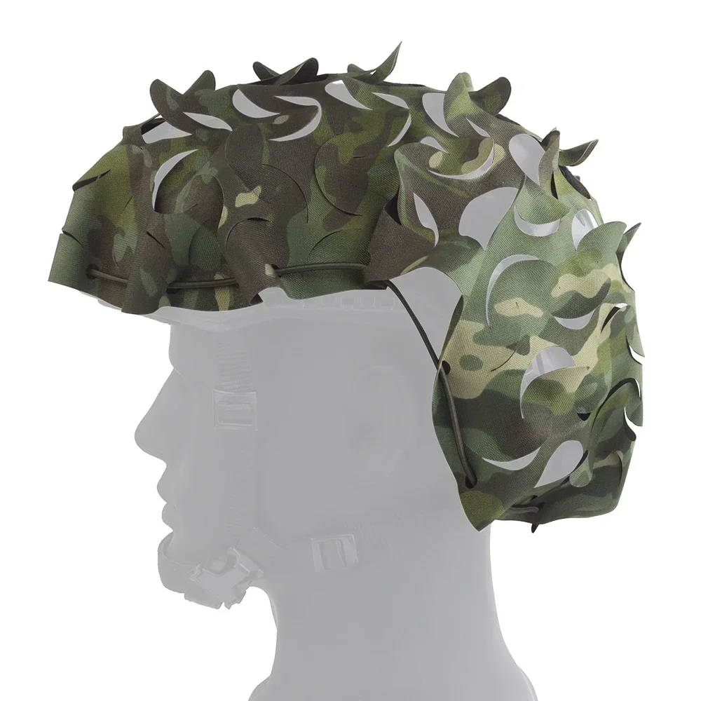 Funda de casco táctico FAST de malla transpirable camuflaje - imagen 3
