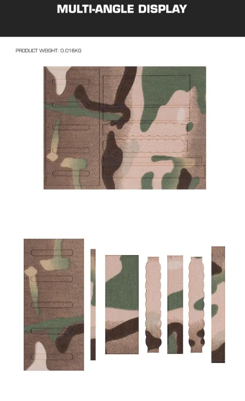 Detalle del patrón de camuflaje