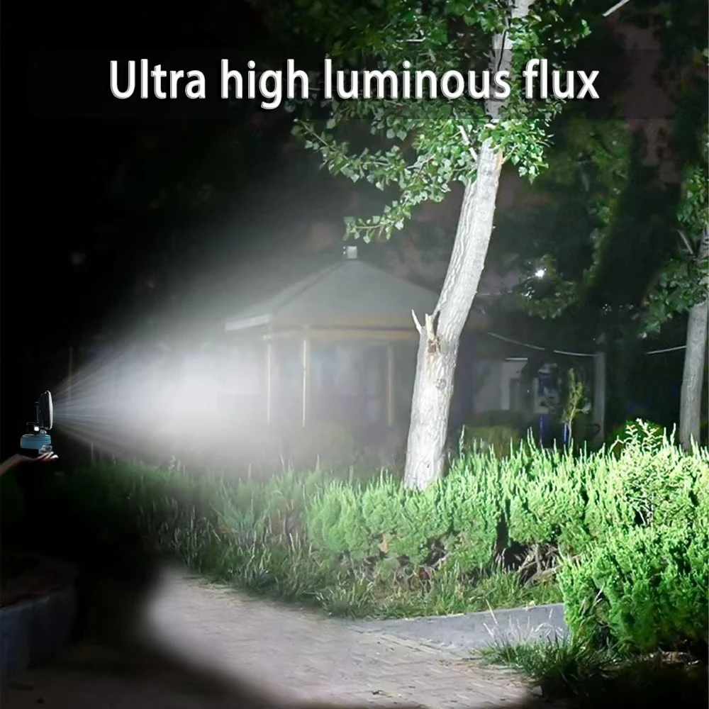 Makita linterna de mano LED con USB y batería de litio - imagen 2