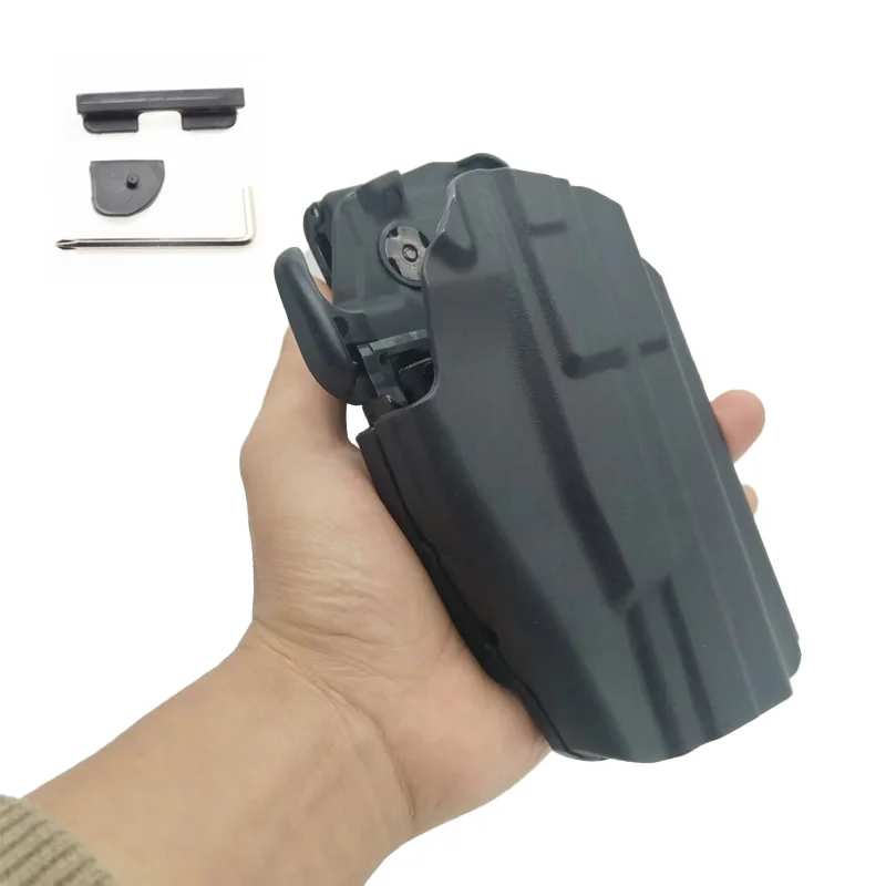 Funda pistola compacta extracción rápida mano derecha para caza y tiro - imagen 4