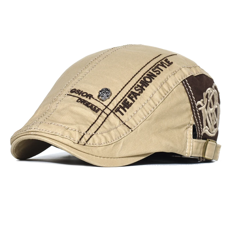 Gorra de algodón con calavera para hombre