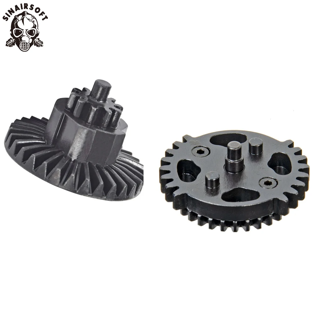 Engranaje cónico acero CNC gearbox airsoft M4 M16 AK - imagen 3