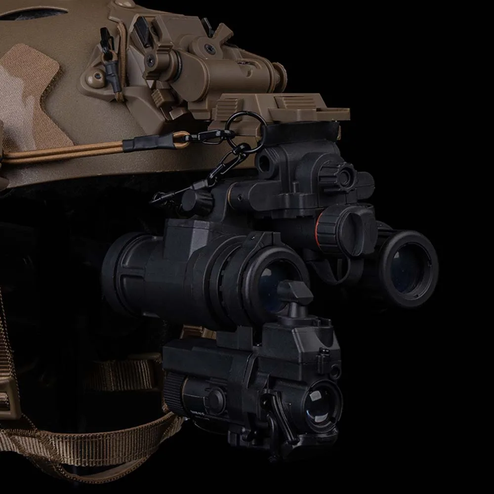 Casco visión nocturna con fusión térmica para airsoft y caza - imagen 3