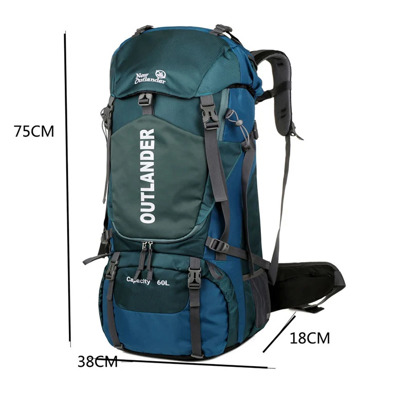 Mochila táctica gran capacidad impermeable para senderismo y montañismo - imagen 5