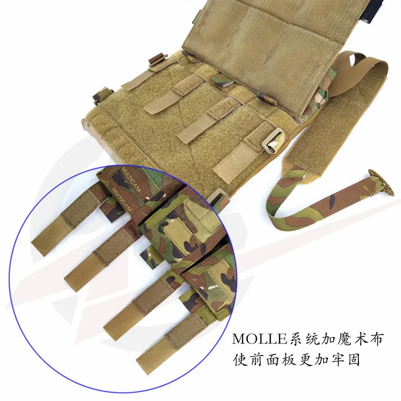 Panel frontal JPC AVS con bolsa triple M4 magnética camuflaje - imagen 4