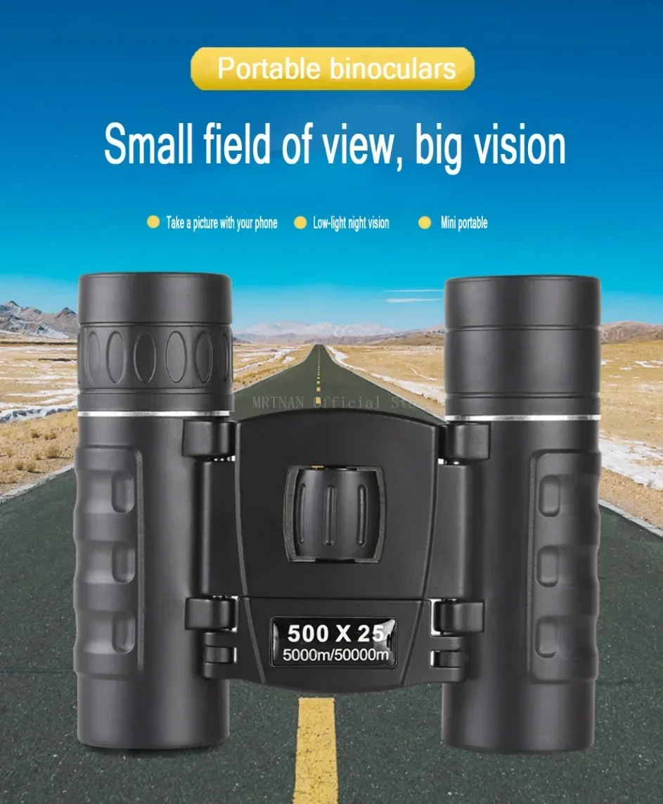 Telescopio monocular HD portátil con prisma BAK4
