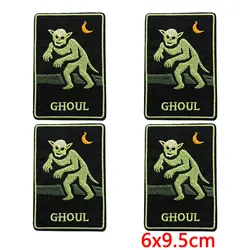 Parches termoadhesivos bordados monstruos Ghoul Kodama para ropa