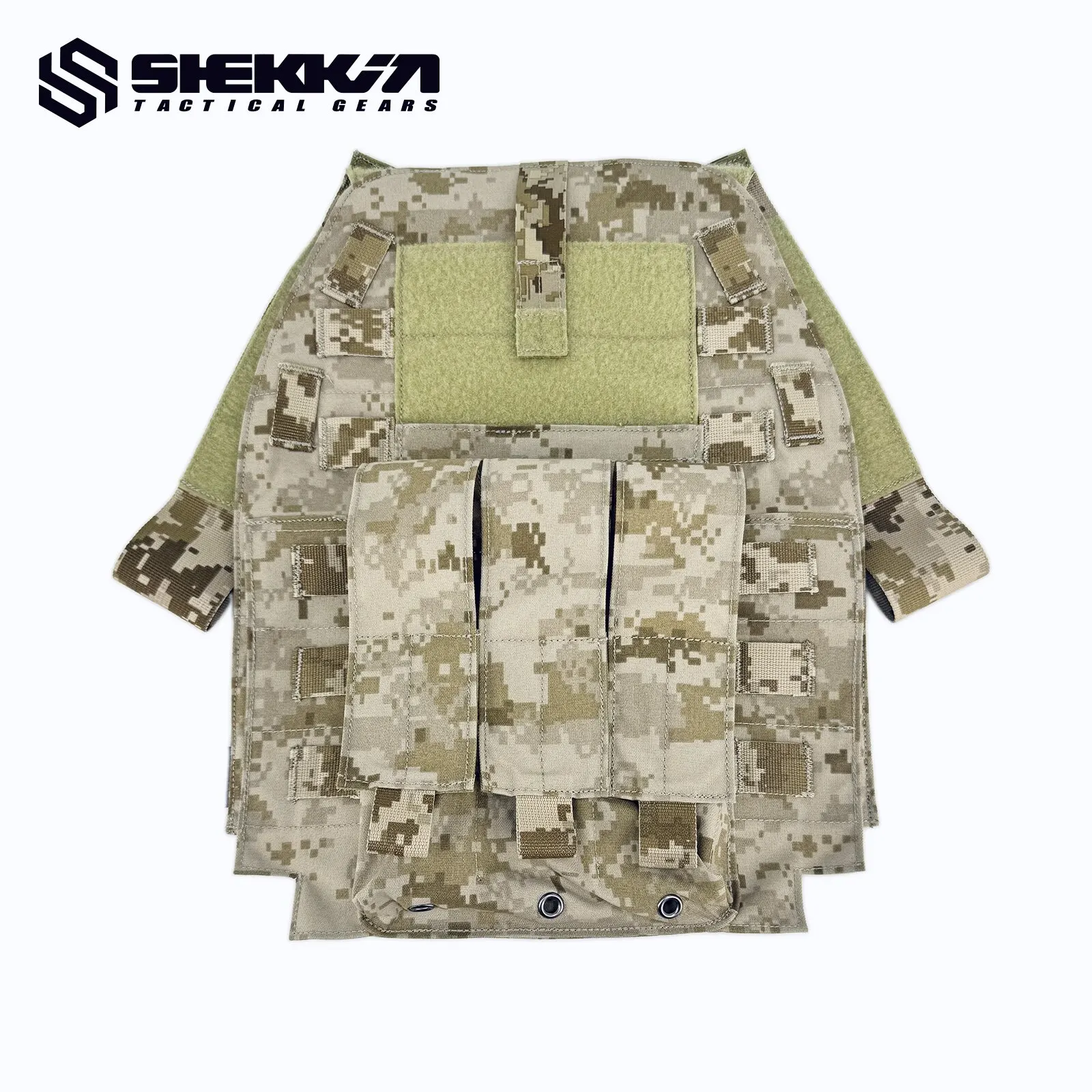 Shekkingears LBT 6094K placa frontal MOLLE para chaleco táctico AOR1