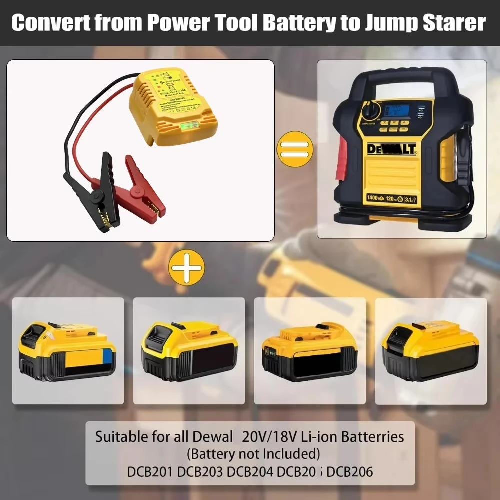 DeWalt Adaptador de Arranque de Emergencia para Coche - imagen 3