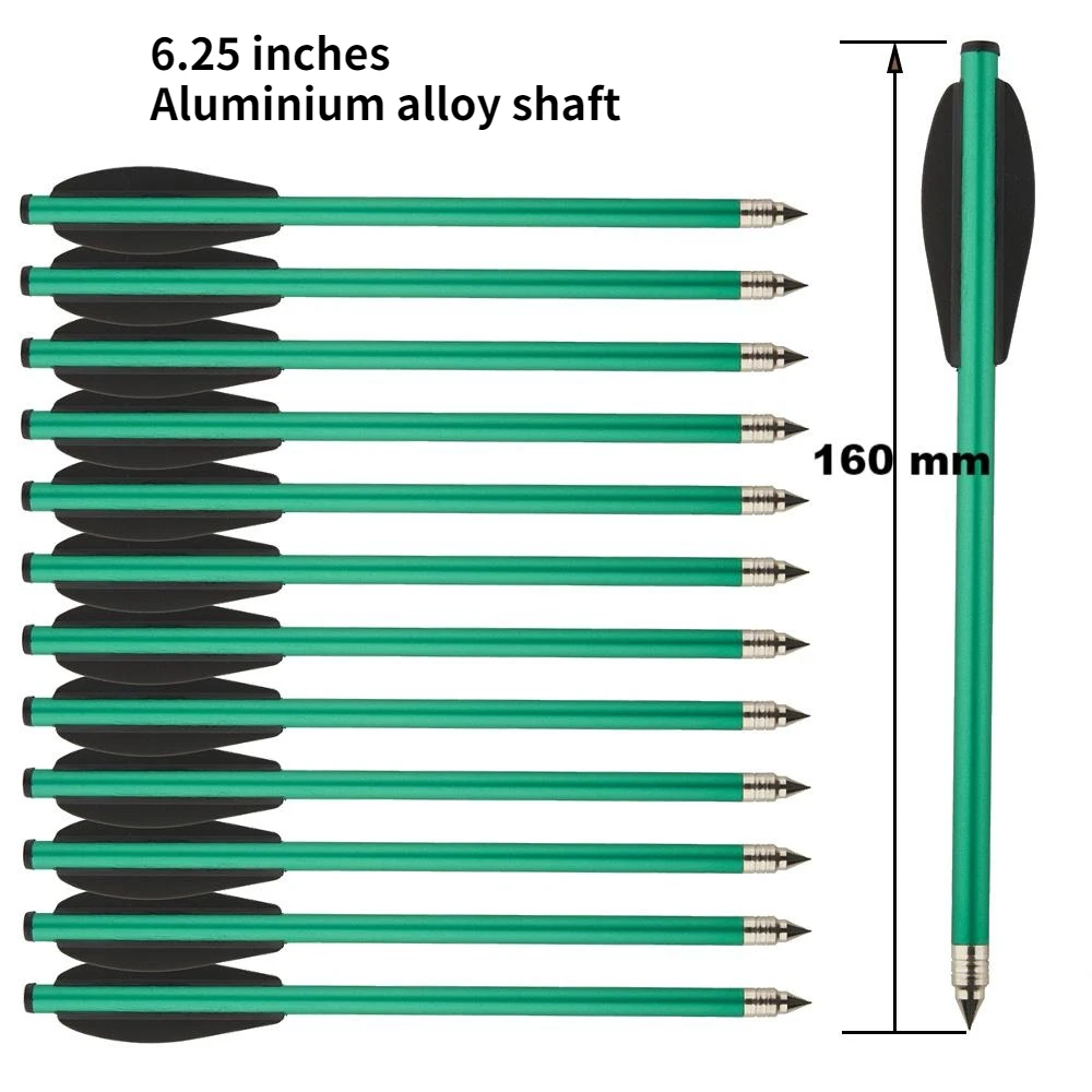 Punta de flecha para ballesta OD6 mm de aluminio fija