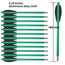 Punta de flecha para ballesta OD6 mm de aluminio fija