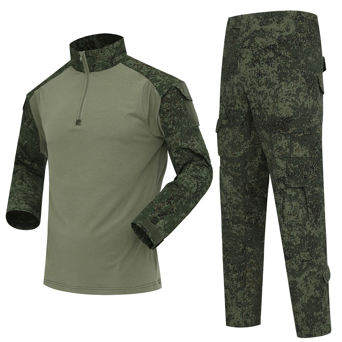 GEN2 EMR traje táctico camuflaje militar verde mono rana resistente - imagen 4