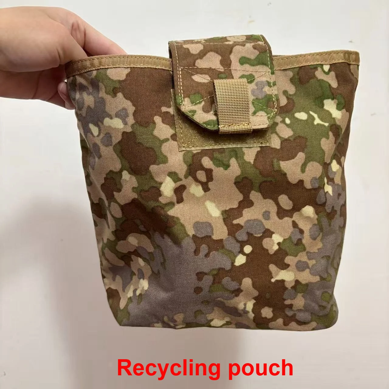 Bolsa táctica MOLLE plegable camuflaje alemán para todo terreno - imagen 3