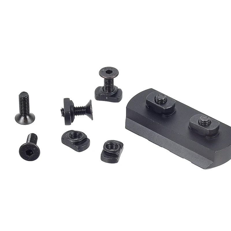 Tornillos M-LOK y tuercas en T para riel Picatinny Airsoft M4/M5 - imagen 4