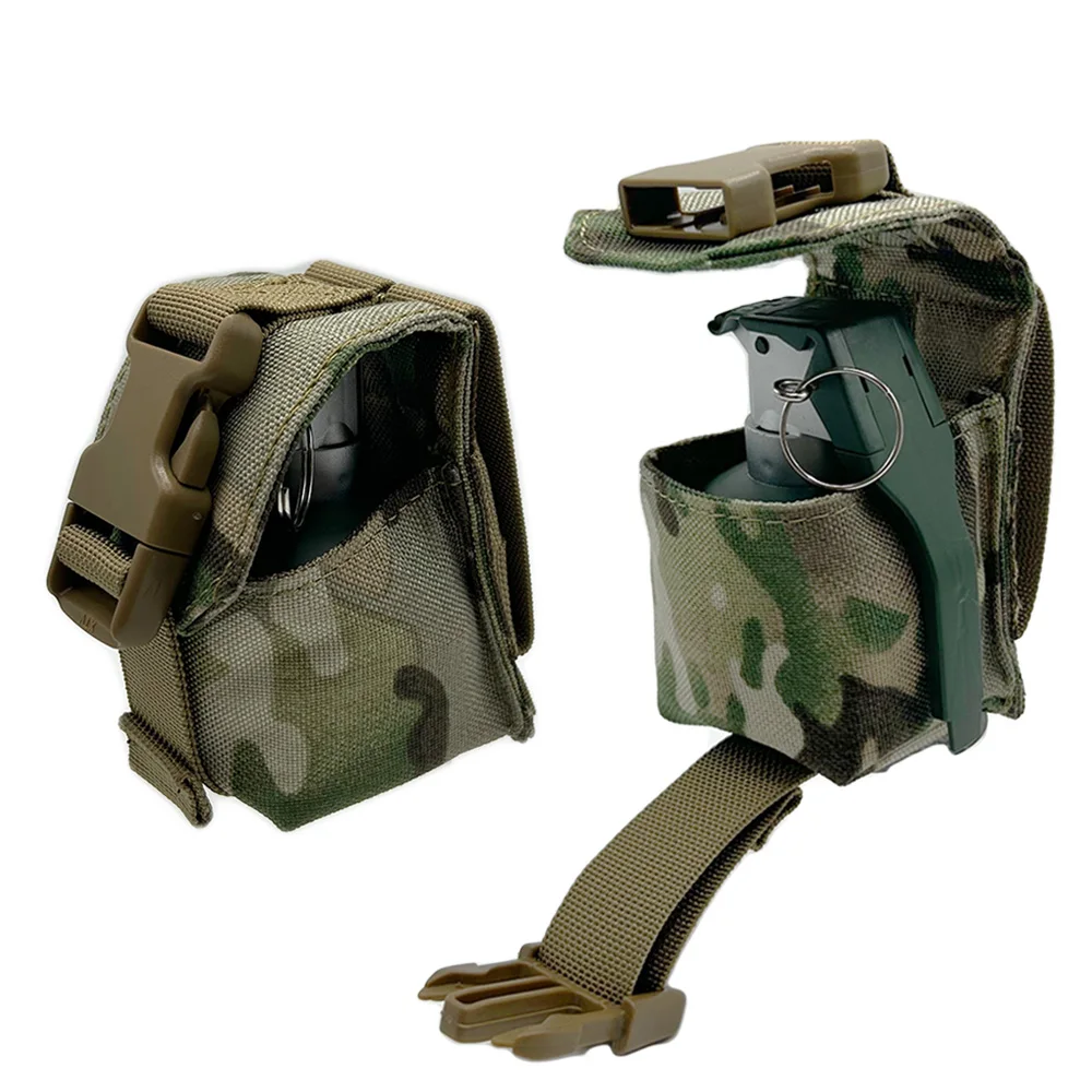 Bolsa portagranadas táctica M67 con fijación MOLLE para cinturón