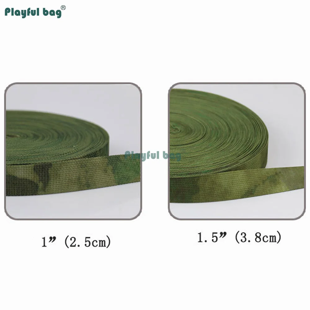 Camuflaje verde ruina en cinta táctica