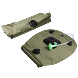 Bolsa de ducha exterior solar plegable agua caliente para camping