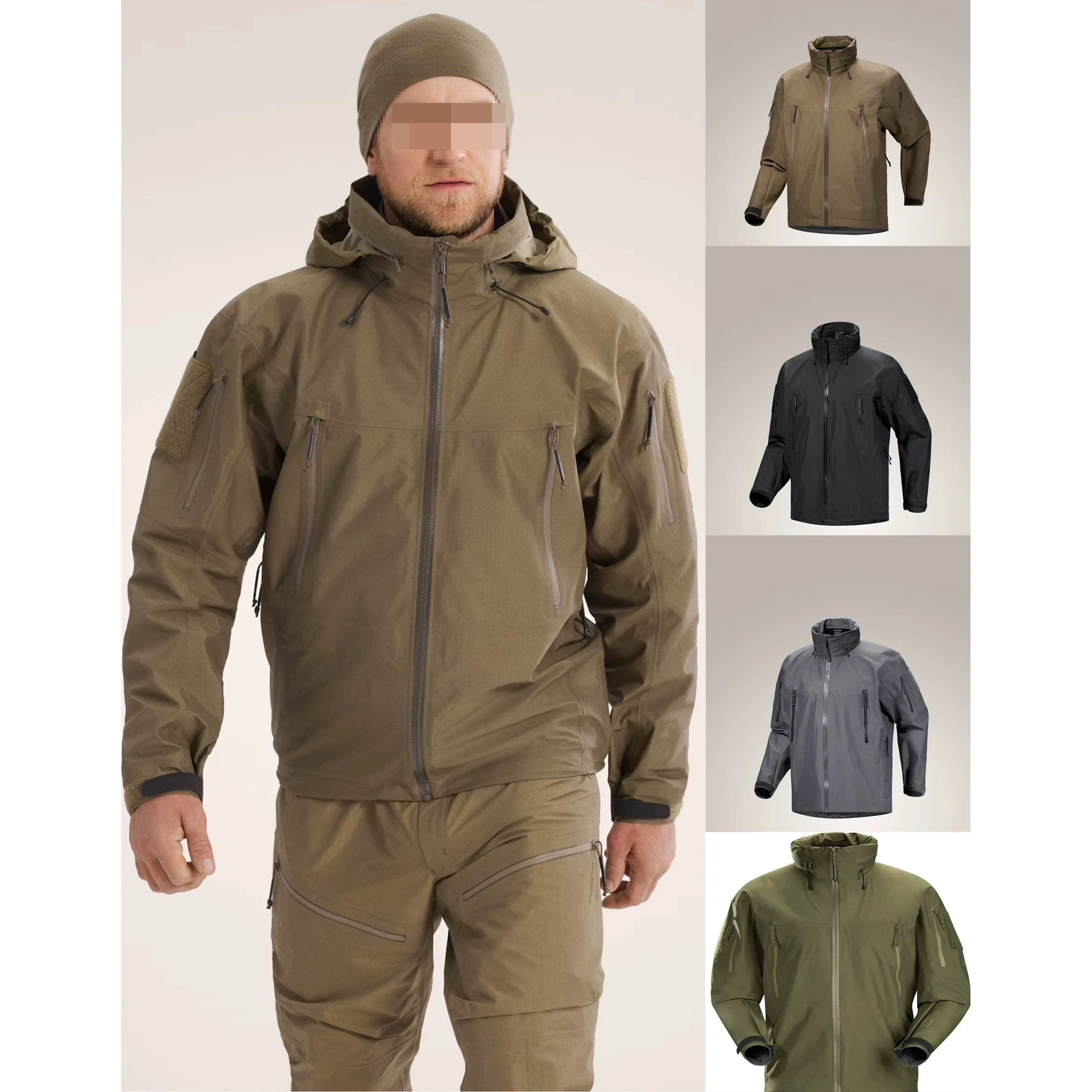 Lea Alpha conjunto táctico caparazón duro chaqueta y pantalón asalto - imagen 2