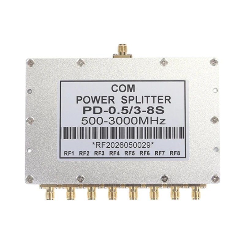 Divisor de potencia microstrip RF 500-3000 MHz, 50 Ω, carcasa metálica - imagen 5