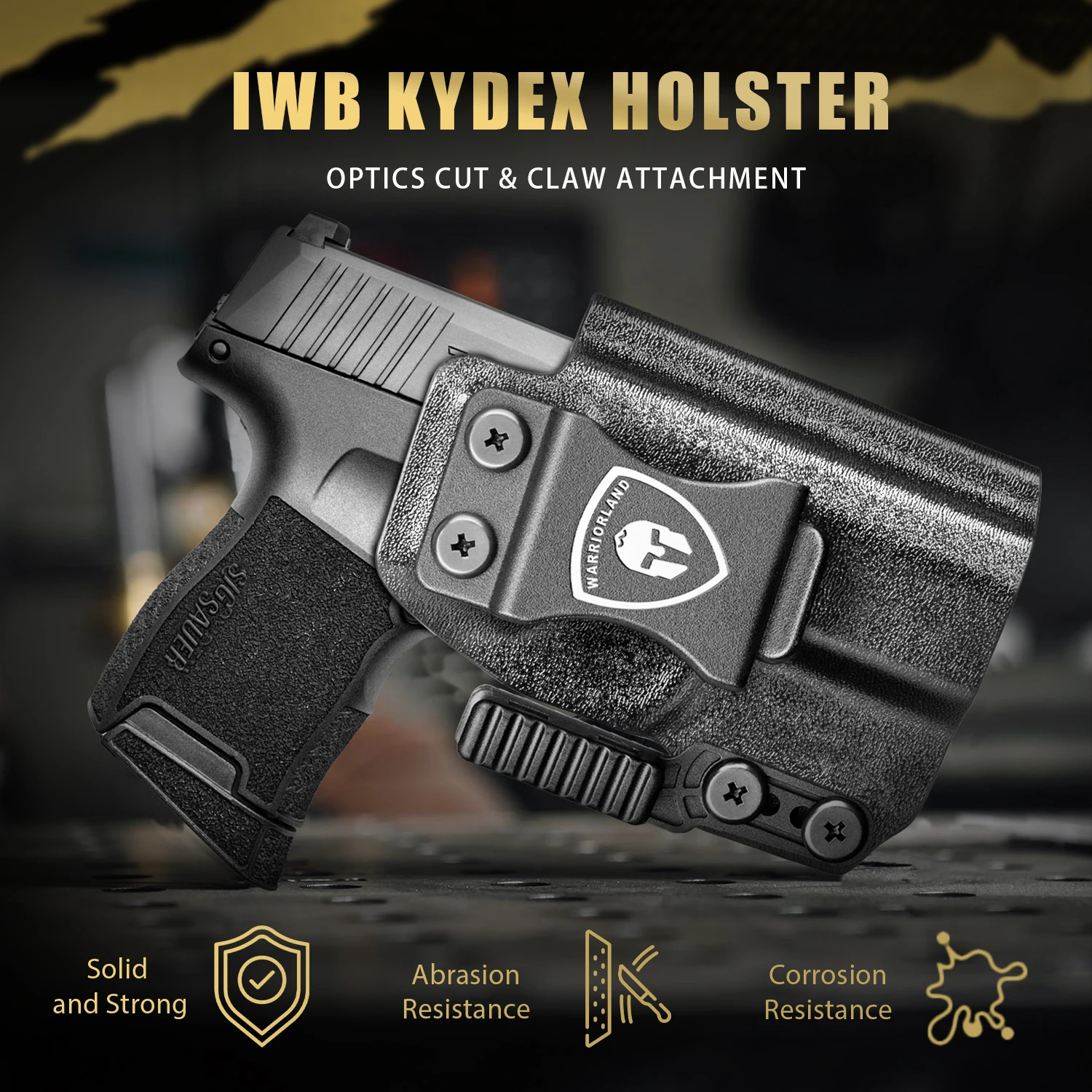 Funda Kydex IWB Sig Sauer P365 con corte óptico garra, diestra - imagen 5