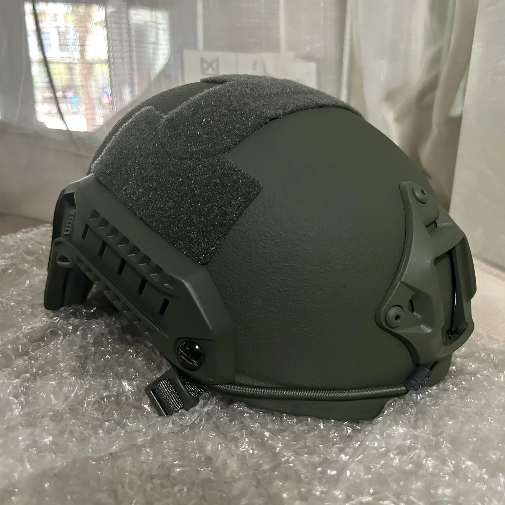 Casco antibalas NIJ IIIA ligero UHMW-PE OD táctica para exterior - imagen 5