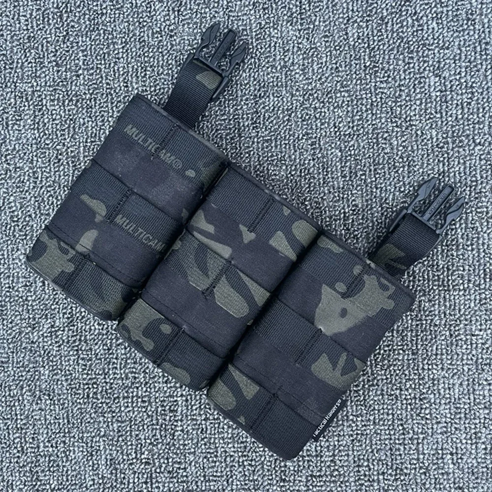 Portacargador táctico Multicam, bolsa triple para cargadores - imagen 5