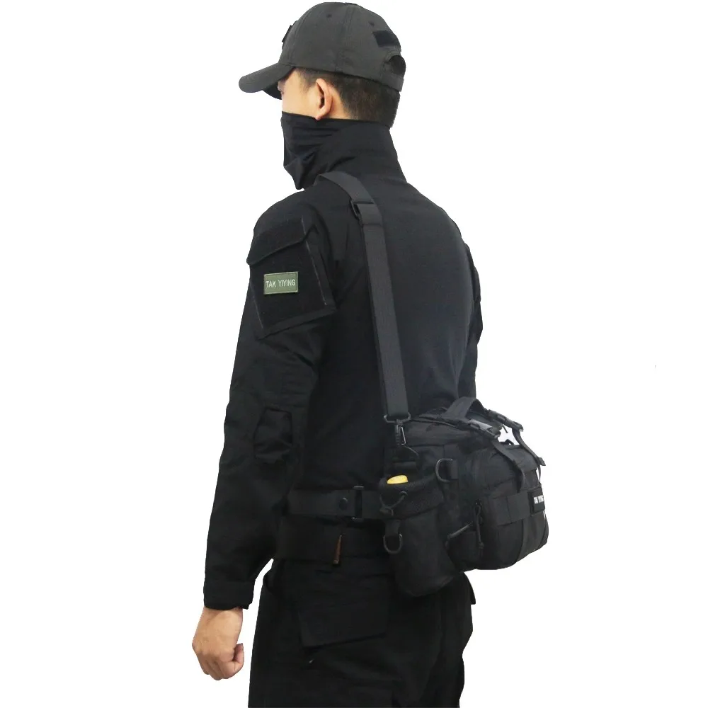Riñonera MOLLE táctica bandolera cruzada para pesca al aire libre