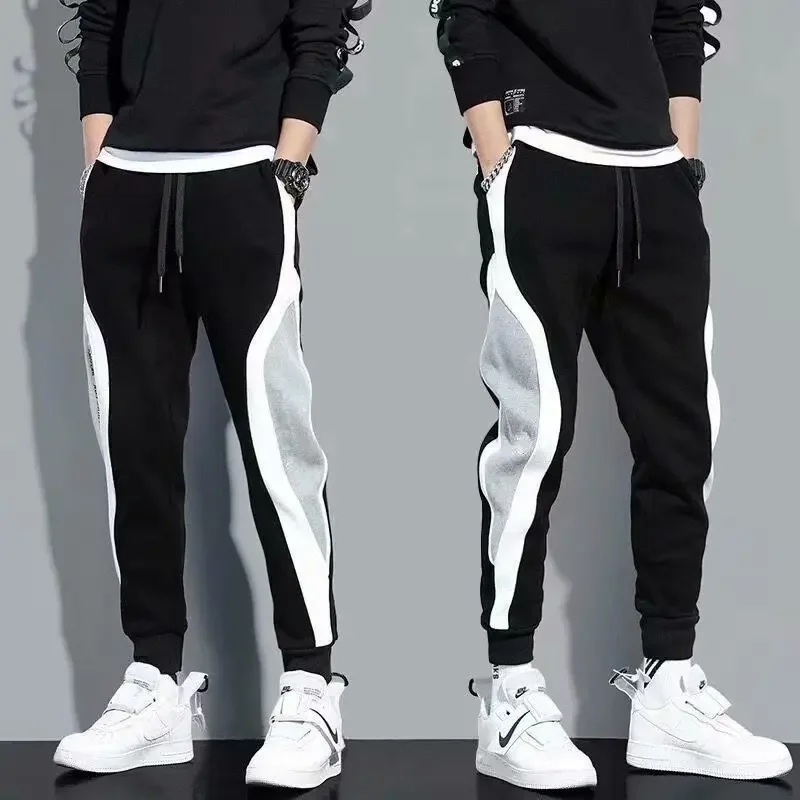 Pantalones deportivos transpirables ligeros de verano con parches - imagen 2