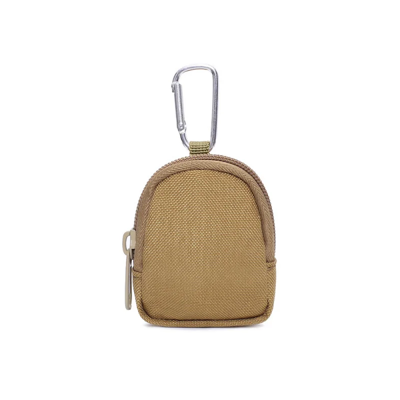Bolsa táctica MOLLE mini de nylon EDC con mosquetón para llaves - imagen 3